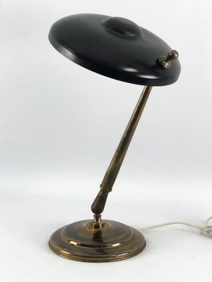 Mid-Century Brass and Lacquer Articulated Table Lamp from Lumi Milano-OT-981758