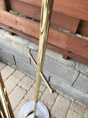 Mid-Century Brass and Marble Valet, 1970s-OXJ-667421