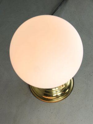 Mid-Century Brass and Opaline Sconce-HGJ-1251361