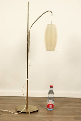 Mid-Century Brass Arc Floor Lamp, 1950s-FUP-671878