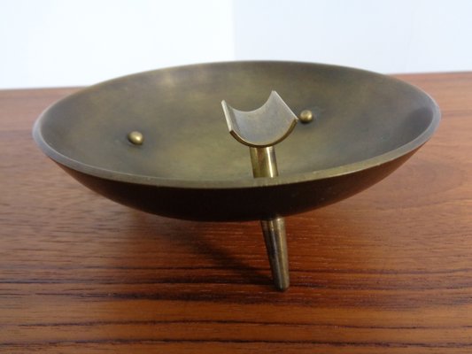 Mid-Century Brass Ashtray, 1960s-RDW-1419816