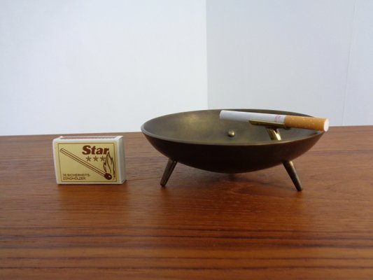 Mid-Century Brass Ashtray, 1960s-RDW-1419816