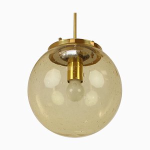 Mid-Century Brass Big Pendant by Kamenicky Senov, 1970s-TZ-956598