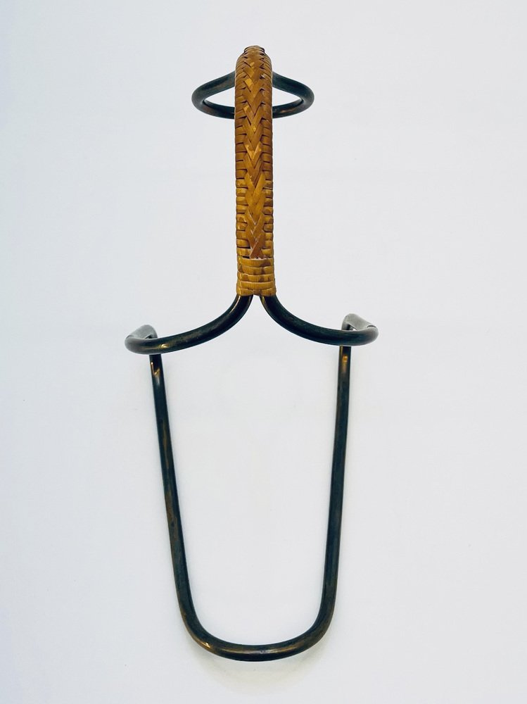 Mid-Century Brass Bottle Holder Model 3601 from Werkstätte Carl Auböck, Austria, 1950s