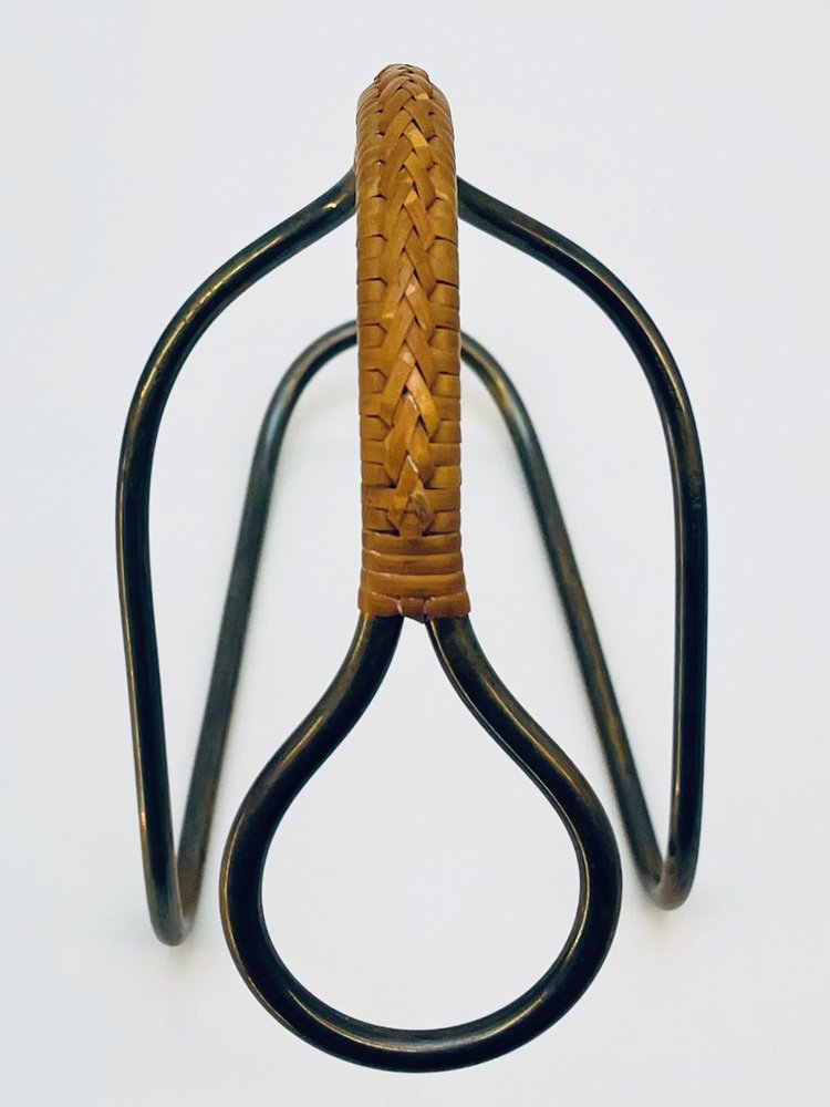 Mid-Century Brass Bottle Holder Model 3601 from Werkstätte Carl Auböck, Austria, 1950s