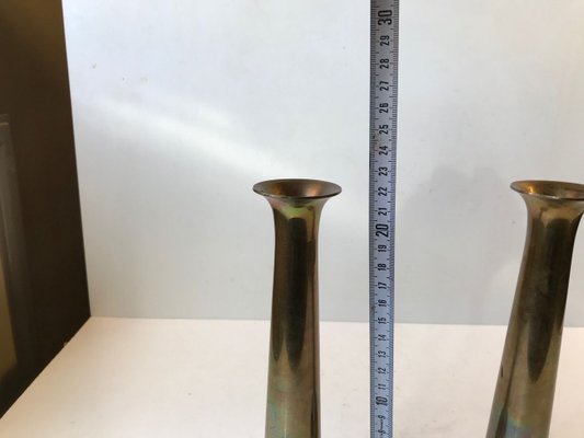 Mid-Century Brass Candlesticks by Hans Bolling for Torben Ørskov, 1960s, Set of 2-LCR-679122