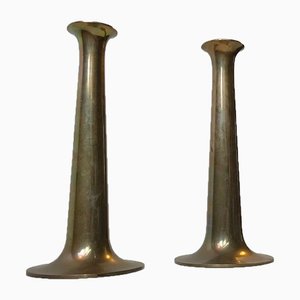 Mid-Century Brass Candlesticks by Hans Bolling for Torben Ørskov, 1960s, Set of 2-LCR-679122