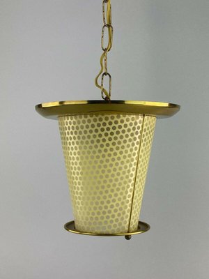 Mid-Century Brass Ceiling Lamp-EJL-1073365