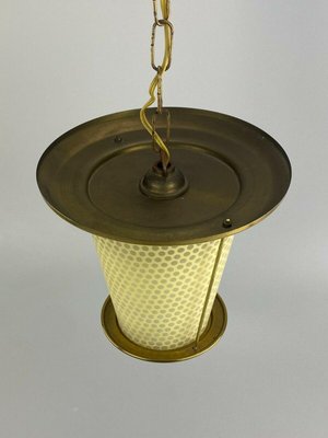 Mid-Century Brass Ceiling Lamp-EJL-1073365