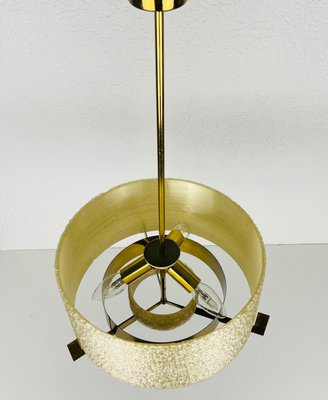 Mid-Century Brass Chandelier from Kaiser, 1960s-PUK-880234