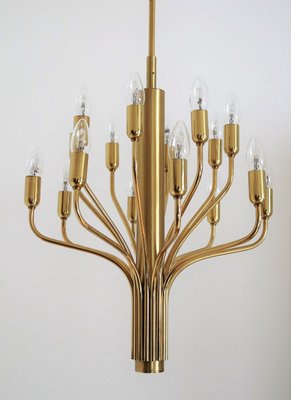 Mid-Century Brass Chandelier from Staff Leuchten, 1970s-VNE-1361758