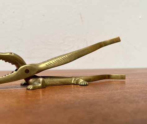 Mid-Century Brass Crocodile Nutcracker attributed to Walter Bosse, 1950s-UAH-1743163