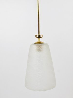 Mid-Century Brass Crown Pendant Lamp Lantern in the style of Gio Ponti, Italy, 1950s-MWV-1813273