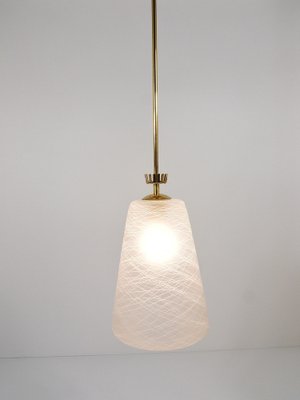 Mid-Century Brass Crown Pendant Lamp Lantern in the style of Gio Ponti, Italy, 1950s-MWV-1813273