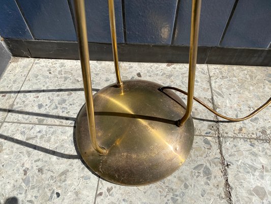 Mid-Century Brass Floor Lamp, 1950-PYR-941284