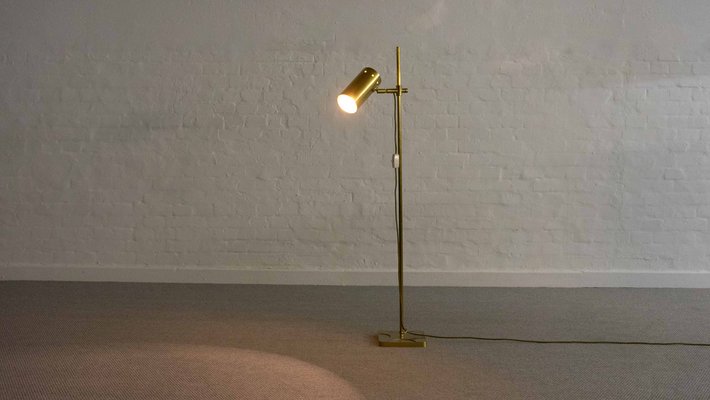 Mid-Century Brass Floor Lamp, 1960s-EE-1723652