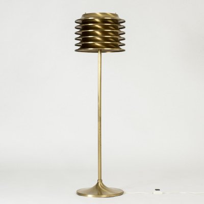 Mid-Century Brass Floor Lamp by Kai Ruokonen, 1970s-NL-1817107