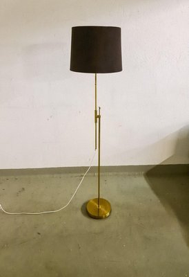 Mid-Century Brass Floor Lamp from Falkenbergs Belysning, Sweden, 1960s-UYK-806786