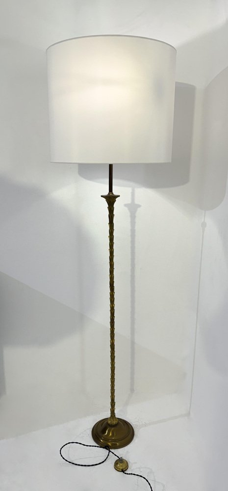 Mid-Century Brass Floor Lamp from Maison Baguès, 1950s