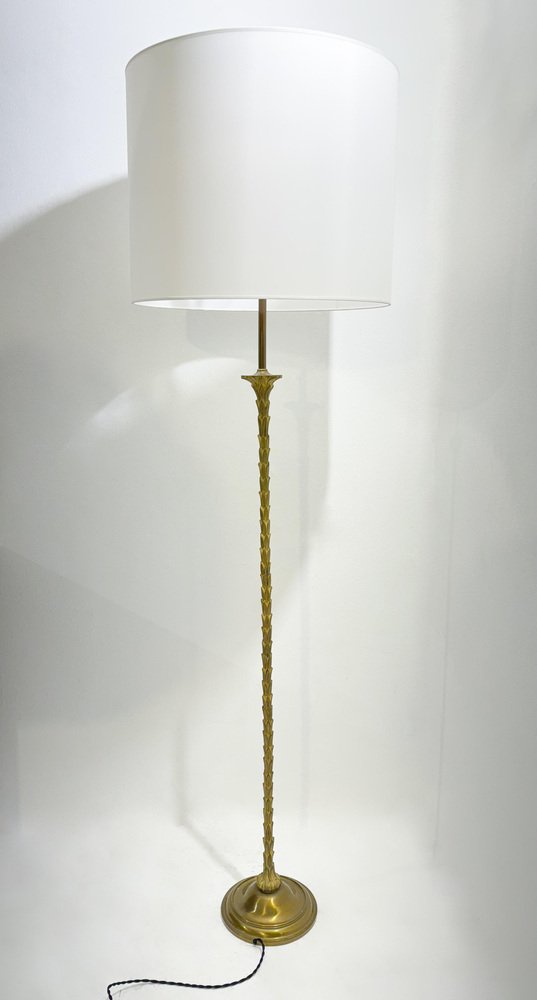 Mid-Century Brass Floor Lamp from Maison Baguès, 1950s