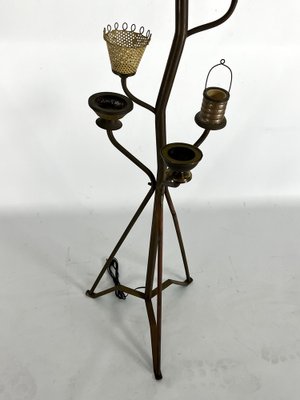 Mid-Century Brass Floor Lamp in the style of Arredoluce Monza, Italy, 1950s-OT-1730456