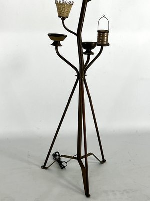 Mid-Century Brass Floor Lamp in the style of Arredoluce Monza, Italy, 1950s-OT-1730456