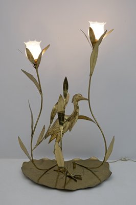 Mid-Century Brass Floor Lamp, Italy, 1960s-FER-1135231