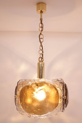 Mid-Century Brass & Glass Ceiling Lamp from Kaiser Idell / Kaiser Leuchten-KIJ-771771