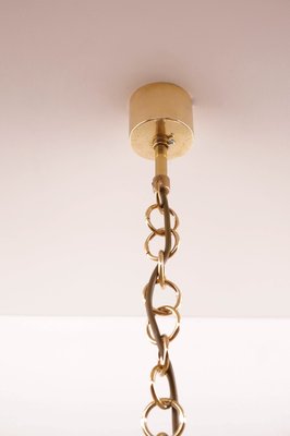 Mid-Century Brass & Glass Ceiling Lamp from Kaiser Idell / Kaiser Leuchten-KIJ-771771