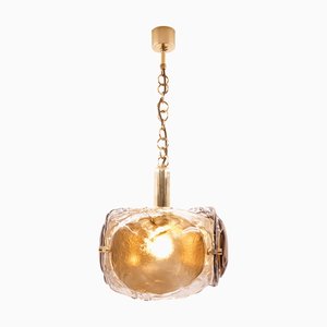 Mid-Century Brass & Glass Ceiling Lamp from Kaiser Idell / Kaiser Leuchten-KIJ-771771