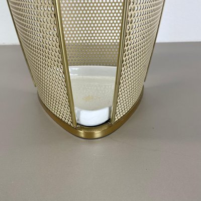 Mid-Century Brass Hollywood Regency Umbrella Stand in the style of Mathieu Matégot, France, 1950s-QZ-1813067