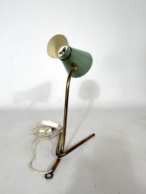 Mid-Century Brass Orientable Table or Wall Lamp from Stilnovo, 1950s-OT-1306211