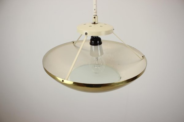 Mid-Century Brass Pendant from Zukov, 1950s-TZ-1049747