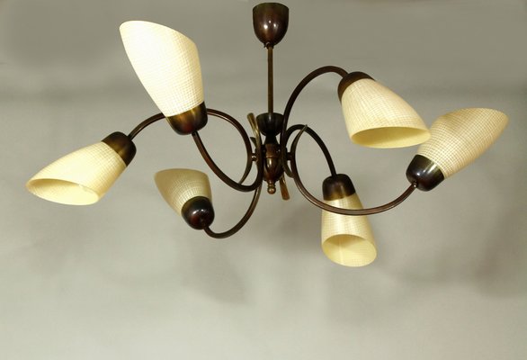 Mid-Century Brass Pendant Light-CW-1312154