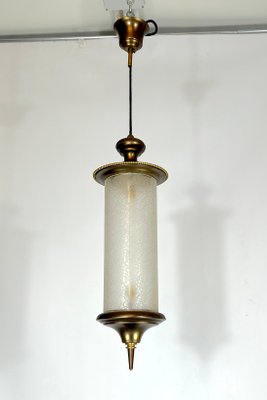 Mid-Century Brass Pendant Light from Lumi Milano, 1950s-OT-1299675