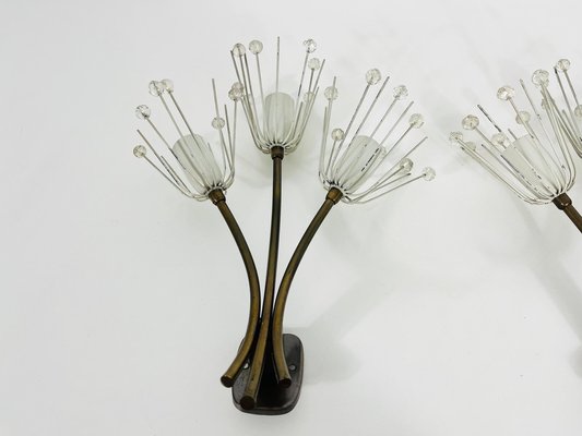 Mid-Century Brass Sconces attributed to Emil Stejnar for Rupert Nikoll, 1960s, Set of 2-PUK-1392603