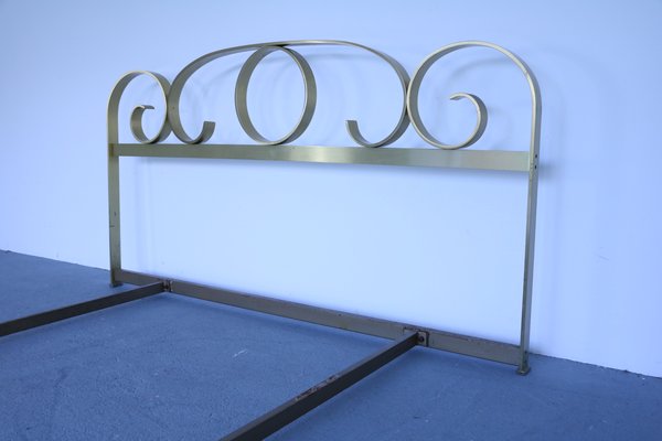 Mid-Century Brass Spiral Bed, 1950s-SXX-717385