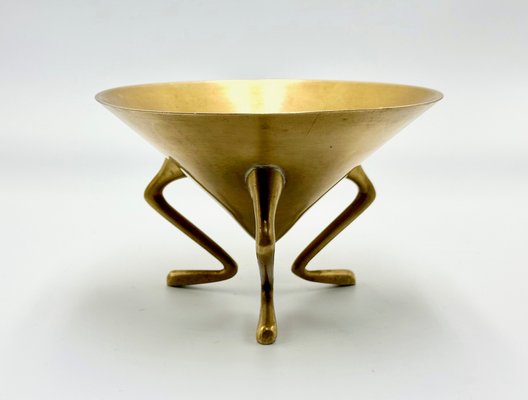 Mid-Century Brass Sugar Bowl, 1950s-ZCY-1812857