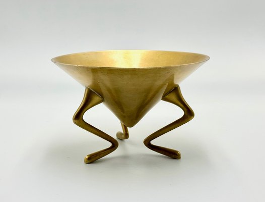 Mid-Century Brass Sugar Bowl, 1950s-ZCY-1812857