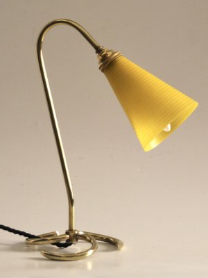 Mid-Century Brass Table Lamp, 1950s-SY-1704012