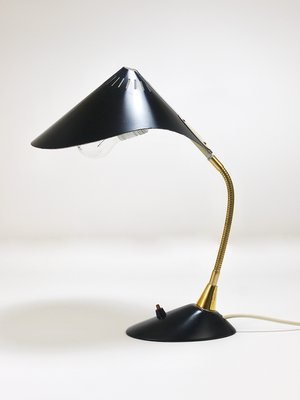 Mid-Century Brass Table Lamp, 1950s-MWV-1720373