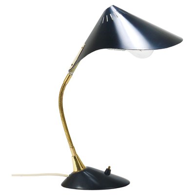 Mid-Century Brass Table Lamp, 1950s-MWV-1720373