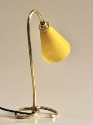 Mid-Century Brass Table Lamp, 1950s-SY-1704012