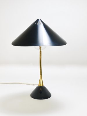 Mid-Century Brass Table Lamp, 1950s-MWV-1720373