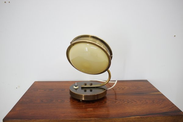 Mid-Century Brass Table Lamp, 1950s-TZ-562446