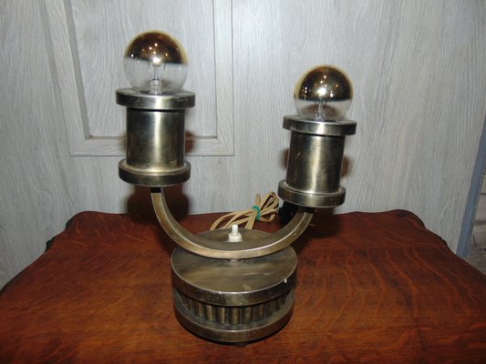 Mid-Century Brass Table Lamp-CAQ-562957