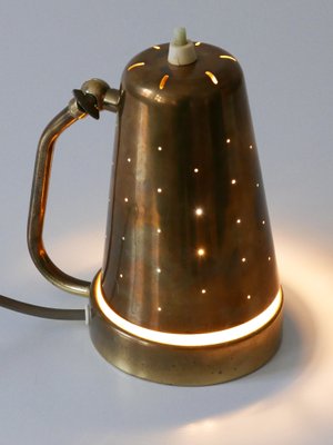 Mid-Century Brass Table Lamp from Boréns Borås, 1950s-WPT-2019869