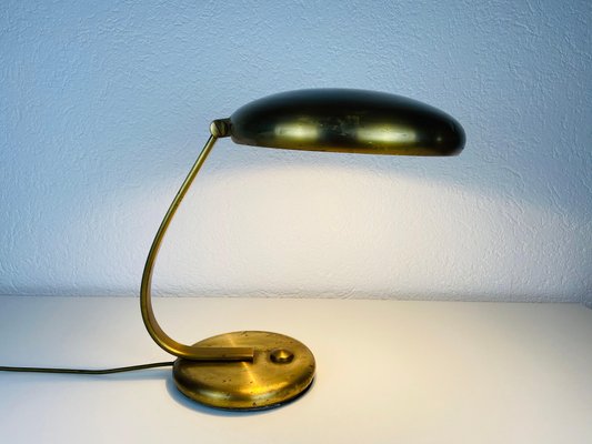 Mid-Century Brass Table Lamp from Hillebrand, 1960s-PUK-880233