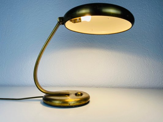 Mid-Century Brass Table Lamp from Hillebrand, 1960s-PUK-880233