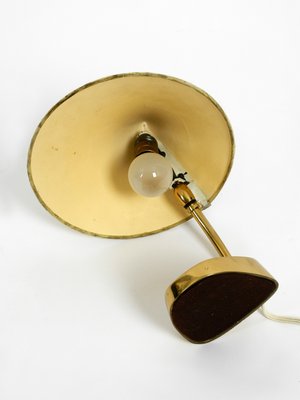 Mid-Century Brass Table Lamp with Fabric Shade from Kalmar Franken KG, Austria, 1950s-RR-727677